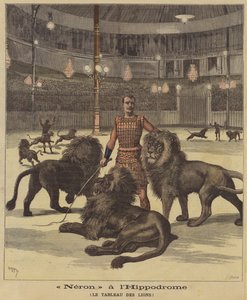 Nerón, pantomima en el Hipódromo, París de French School